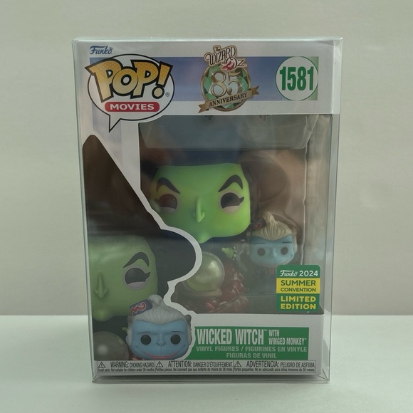 Funko Pop Movies 1581 The Wizard of Oz Wicked Witch with Winged Monkey Exclusive - Picture 1 of 3